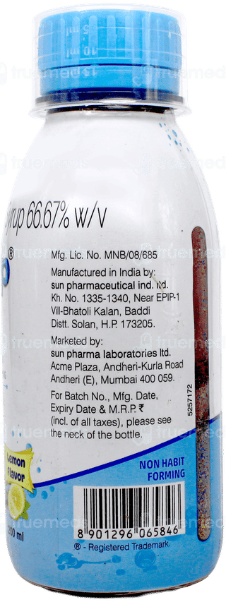 Lactihep Lemon Flavour Syrup 200Ml